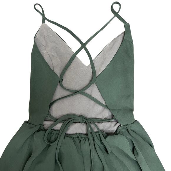 Tobi hunter green skater dress - Picture 7 of 9